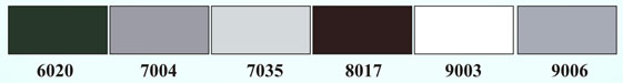 Цветовая схема RAL